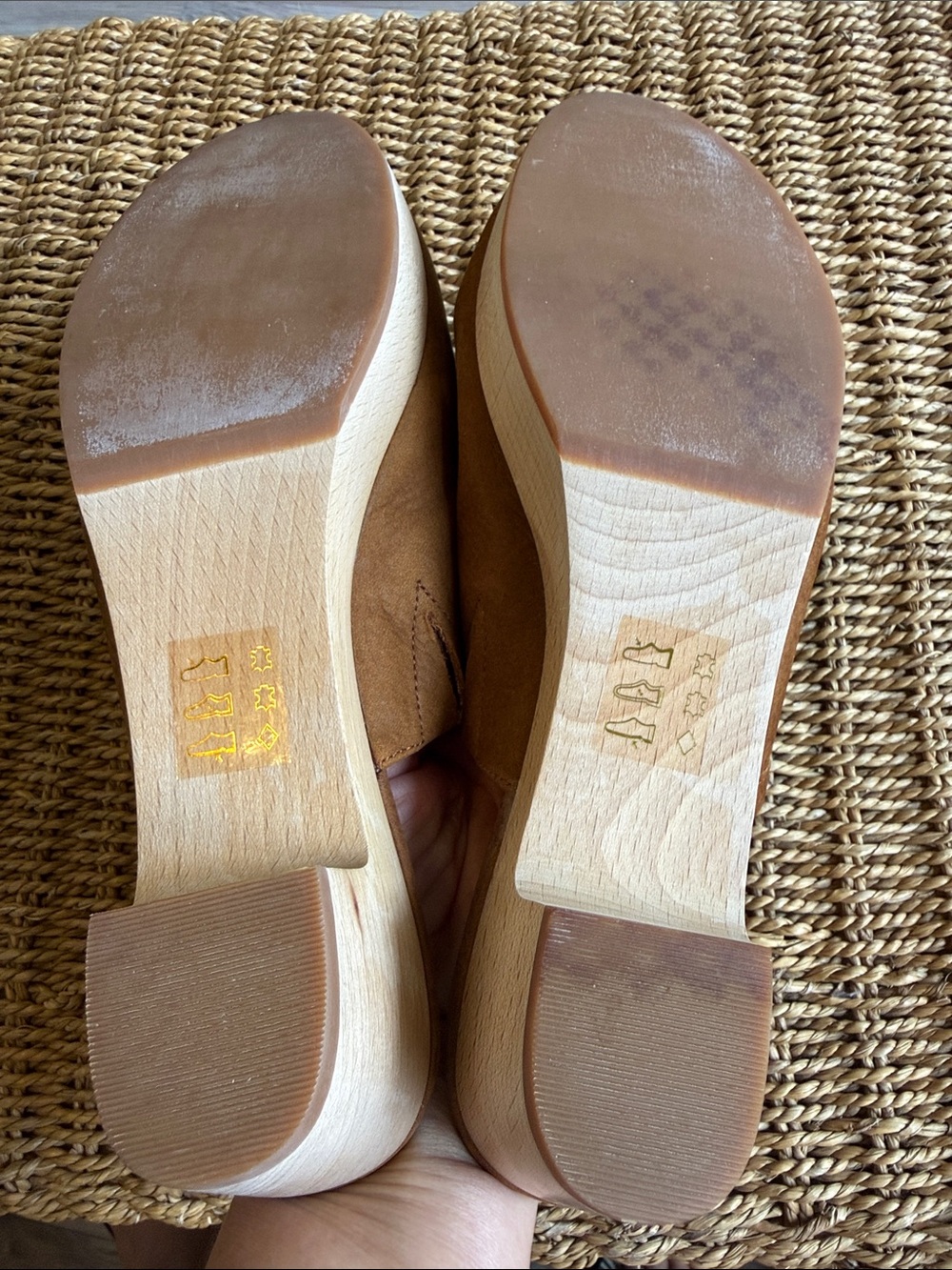 New nwot Madewell The Ruby brown leather Clog Size 8 - Picture 6 of 7